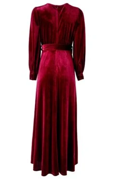 Andie Dress In Wine Velvet - FINAL SALE -Ivy City Co Dress 1616C7D4 15A1 4B6C 90E6 C6C1584A71E9 126728