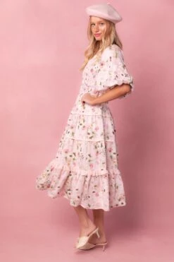 Roselyn Dress In Pink -Ivy City Co Dress 93CCFF76 8546 4D23 A817 66F67C970E04