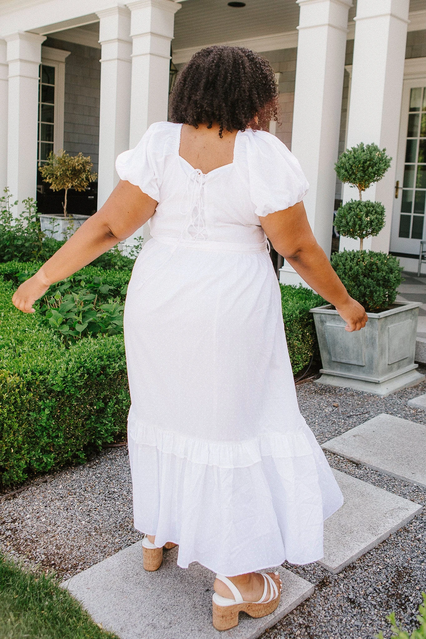 Antoinette Dress In White 7 Antoinette Dress In White - Image 7