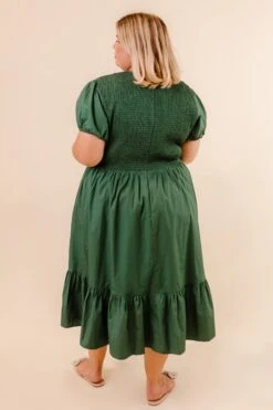 Addie Dress In Green - FINAL SALE -Ivy City Co Dress AddieGreen Studio H23 3 414283