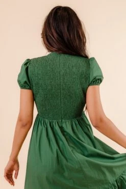 Addie Dress In Green - FINAL SALE -Ivy City Co Dress AddieGreen Studio H23 8 436248
