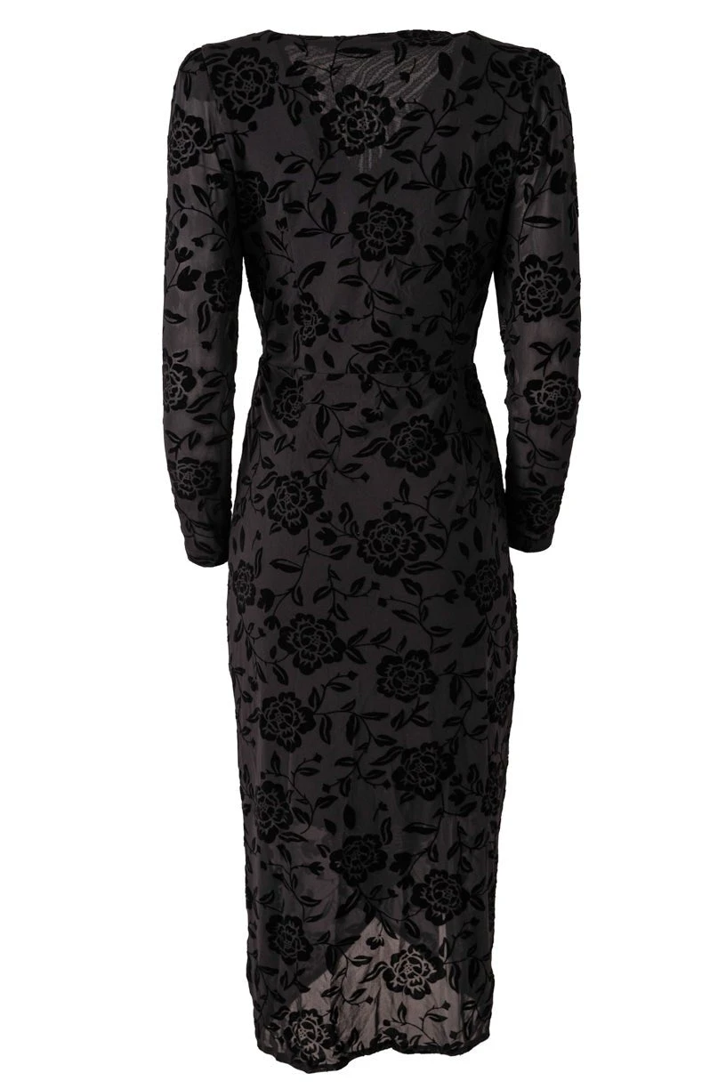 Amaya Burnout Dress In Black - FINAL SALE 7 Amaya Burnout Dress In Black - FINAL SALE - Image 7