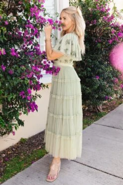 Anastasia Dress In Sage 22 Anastasia Dress In Sage -Ivy City Co Dress AnastasiaSage 177731