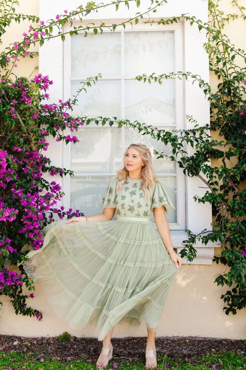 Anastasia Dress In Sage 19 Anastasia Dress In Sage - Image 19