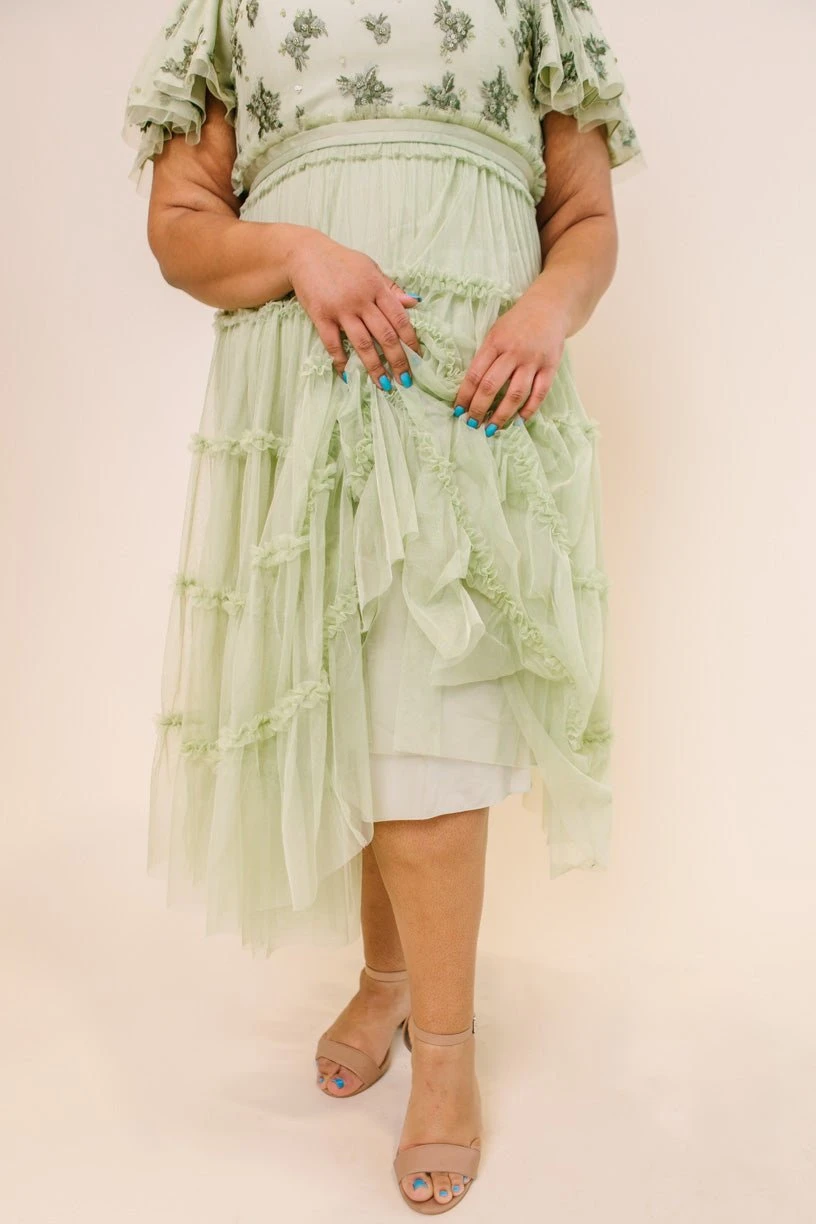 Anastasia Dress In Sage 10 Anastasia Dress In Sage - Image 10