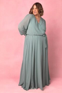 Andie Dress In Sage -Ivy City Co Dress AndieSage2 874875