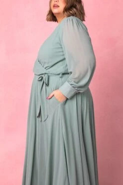 Andie Dress In Sage -Ivy City Co Dress AndieSage4 116625