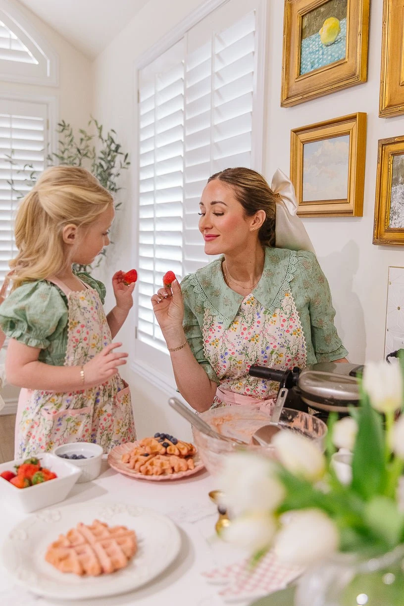 Ivy Apron In Floral Cotton 2 Ivy Apron In Floral Cotton - Image 2