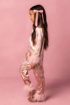 Mini Bella Bunny Night Set With Feathers -Ivy City Co Dress BellaBunny Studio Easter24 25 613047