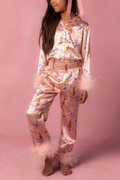 Mini Bella Bunny Night Set With Feathers -Ivy City Co Dress BellaBunny Studio Easter24 28 857864