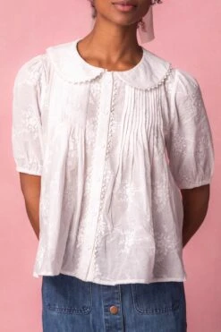 Betty Blouse In White -Ivy City Co Dress BettyBlouse Studio Spring24 6
