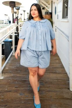 Betty Shorts In Blue 17 Betty Shorts In Blue -Ivy City Co Dress BettyFloral Studio LibertyLondon24 09 cd146281 7e70 4ba1 8b29 92ca6bb655ac