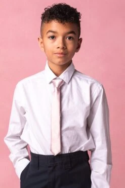 Boys Max Tie In Blush