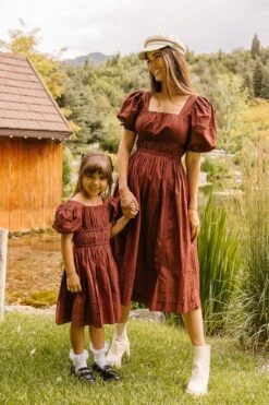 Mini Brooklyn Dress In Spice - FINAL SALE -Ivy City Co Dress BrooklynSpice ConradRanch F23 01 753197