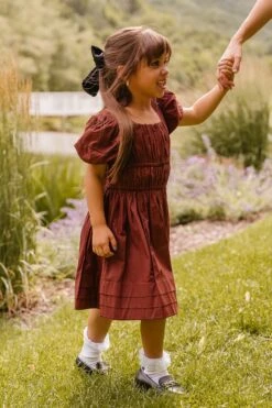 Mini Brooklyn Dress In Spice - FINAL SALE -Ivy City Co Dress BrooklynSpice ConradRanch F23 05 540162