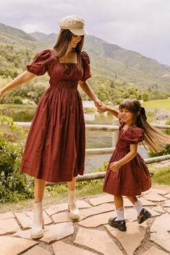 Mini Brooklyn Dress In Spice - FINAL SALE -Ivy City Co Dress BrooklynSpice ConradRanch F23 09 159153