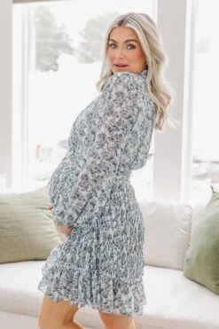 Brynley Dress - FINAL SALE 29 Brynley Dress - FINAL SALE -Ivy City Co Dress BrynleyBlue MothersDay SS23 10 504672