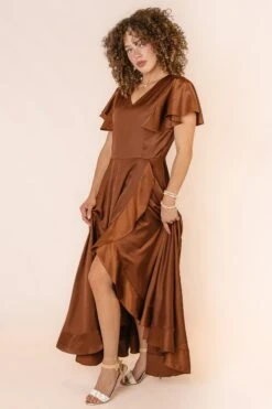 Ivy City Co Dress 26 Callie Dress In Brown
