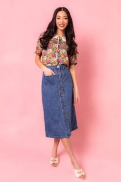 Cambridge Blouse Made With Liberty Fabric 15 Cambridge Blouse Made With Liberty Fabric -Ivy City Co Dress CambridgeTop Studio LibertyLondon24 1