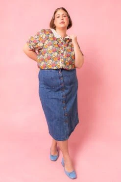 Cambridge Blouse Made With Liberty Fabric 19 Cambridge Blouse Made With Liberty Fabric -Ivy City Co Dress CambridgeTop Studio LibertyLondon24 10