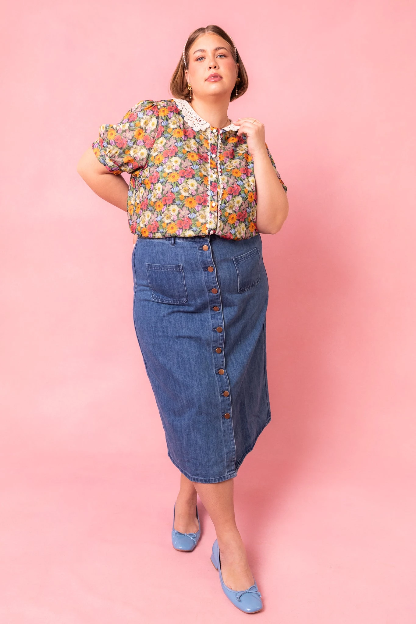 Cambridge Blouse Made With Liberty Fabric 9 Cambridge Blouse Made With Liberty Fabric - Image 9