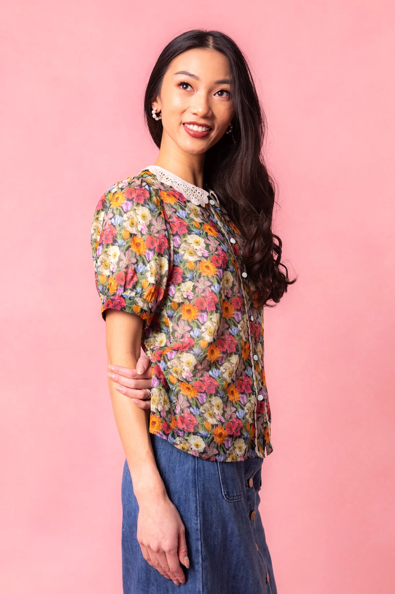 Cambridge Blouse Made With Liberty Fabric 6 Cambridge Blouse Made With Liberty Fabric - Image 6