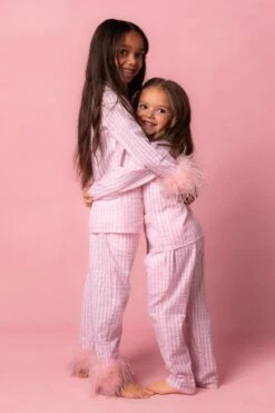 Mini Camille Night Set With Feathers -Ivy City Co Dress CamilleFeathers Studio Easter24 53 869791