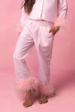 Mini Camille Night Set With Feathers -Ivy City Co Dress CamilleFeathers Studio Easter24 58 785624