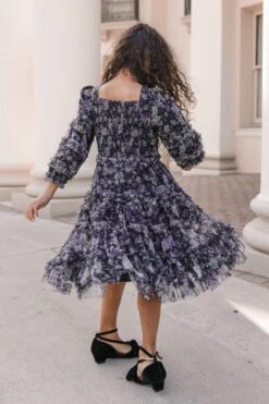 Mini Catherine Dress In Dark Floral - FINAL SALE -Ivy City Co Dress Catherine MonsonBuilding W23 16