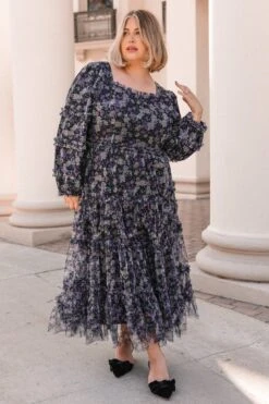 Catherine Dress In Dark Floral - FINAL SALE -Ivy City Co Dress Catherine MonsonBuilding W23 5 c94caa25 de9a 4184 818d 3f96f1a66b00