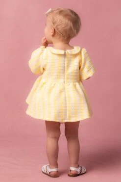 Baby Celine Dress Set In Yellow -Ivy City Co Dress CelineYellow Studio Easter24 4 444258