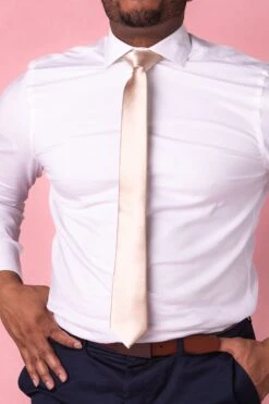 Mens Max Tie In Champagne -Ivy City Co Dress Champagne1 805249