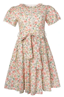 Chelsea Dress In Cream Floral -Ivy City Co Dress ChelseaCreamFloral front