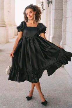 Ivy City Co Dress 32 Coco Dress In Black - FINAL SALE