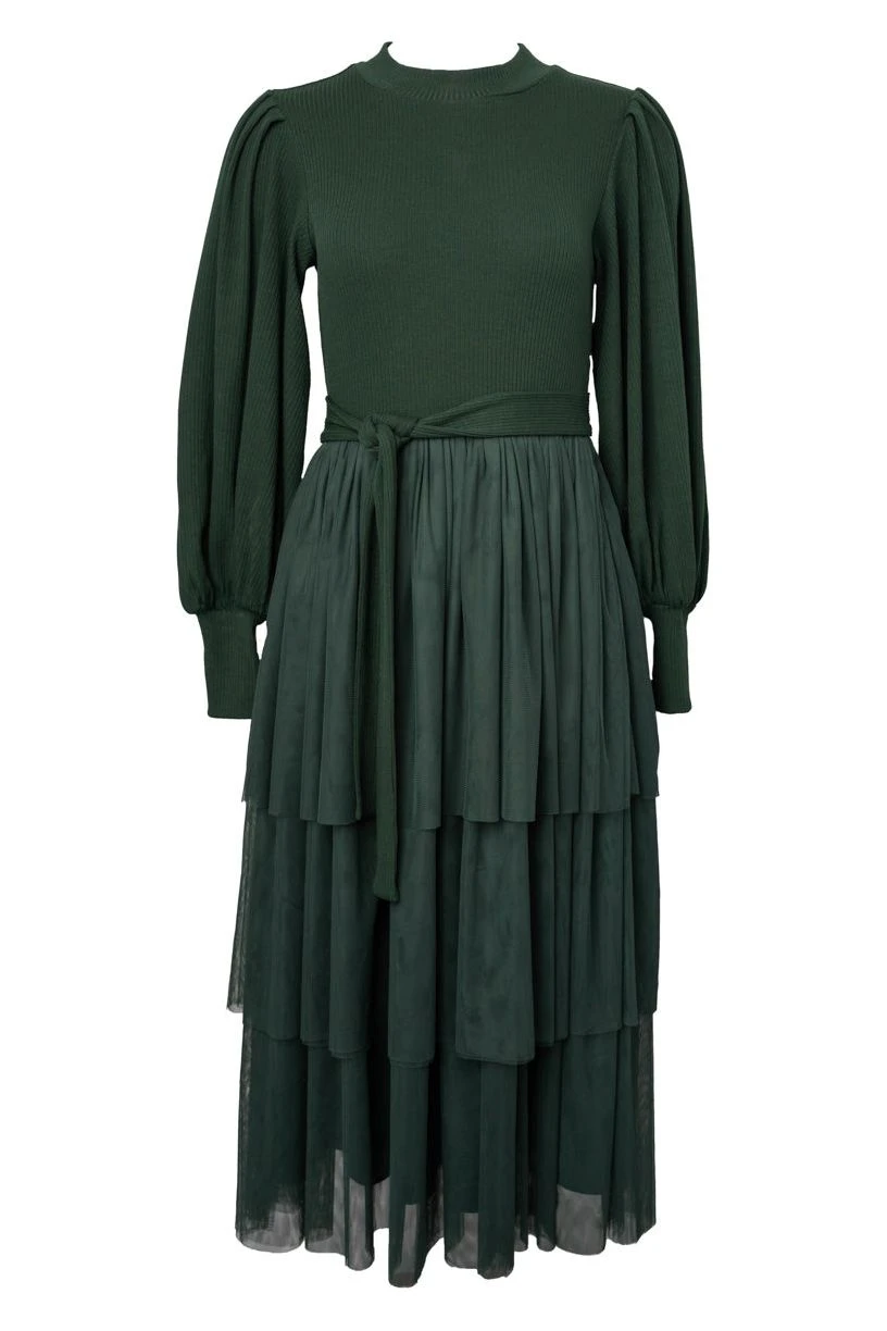 Cosette Dress In Green - FINAL SALE 3 Cosette Dress In Green - FINAL SALE - Image 3