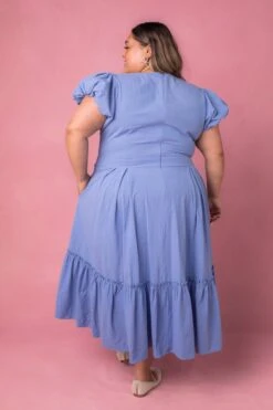 Dahlia Dress In Blue -Ivy City Co Dress DahliaBlue studio 5 816588