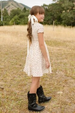 Mini Delia Dress In Ditsy Floral