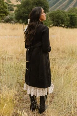 Sloane Coat In Black - FINAL SALE -Ivy City Co Dress DeliaDitsyFloral QuietMeadows F23 29 743532