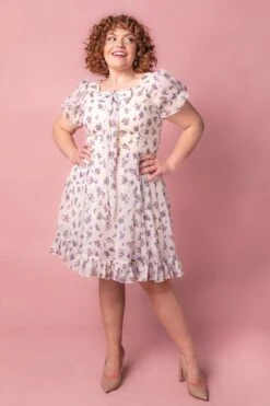 Dolly Dress In Violet Rose -Ivy City Co Dress Dolly Studio Easter24 1 604476