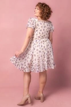 Dolly Dress In Violet Rose -Ivy City Co Dress Dolly Studio Easter24 3 651057