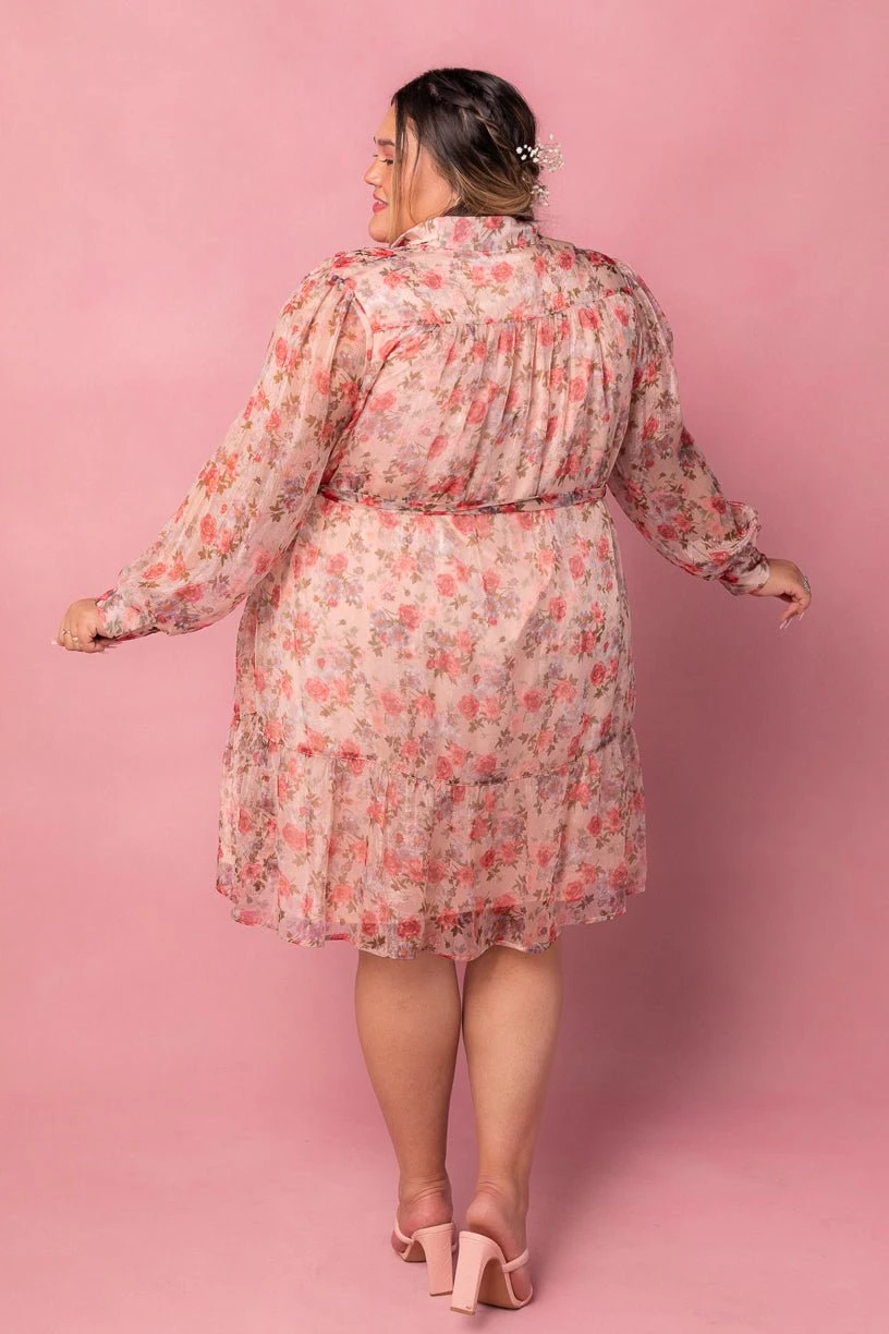 Eleanor Dress In Pink Floral - FINAL SALE 9 Eleanor Dress In Pink Floral - FINAL SALE - Image 9