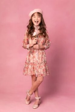Mini Eleanor Dress In Pink Floral - FINAL SALE 13 Mini Eleanor Dress In Pink Floral - FINAL SALE -Ivy City Co Dress Eleanor Studio 1 1f678bea eb91 4c43 b354 663a06641e8e 695262