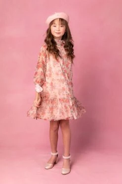 Mini Eleanor Dress In Pink Floral - FINAL SALE