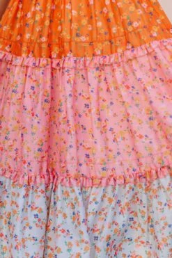 Emily Dress In Sorbet -Ivy City Co Dress EmilySorbet Florida SS23 29 380521