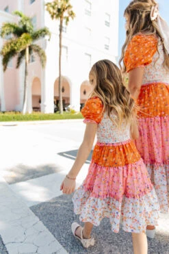 Mini Emily Dress In Sorbet -Ivy City Co Dress EmilySorbet Florida SS23 34