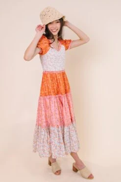 Emily Dress In Sorbet -Ivy City Co Dress EmilySorbet Studio SS23 02 550361
