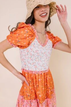 Emily Dress In Sorbet -Ivy City Co Dress EmilySorbet Studio SS23 03 703562