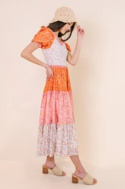 Emily Dress In Sorbet -Ivy City Co Dress EmilySorbet Studio SS23 06 178896