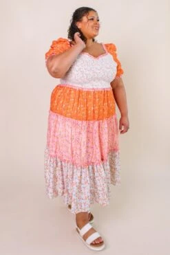 Emily Dress In Sorbet -Ivy City Co Dress EmilySorbet Studio SS23 13 495057