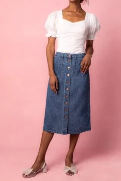 Emma Denim Skirt 18 Emma Denim Skirt -Ivy City Co Dress EmmaDenim Studio Spring1 3 2 617597